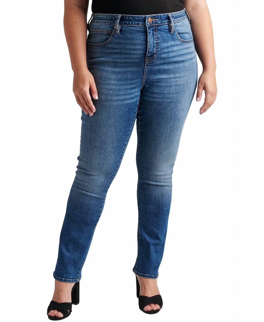 NEW JAG ruby mid rise straight leg jeans in austin blue